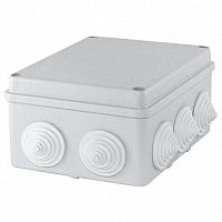 Распаячная коробка ОП 150х110х70мм²  крышка, IP55, 10 гермовводов |  код. SQ1401-1242 |  TDM